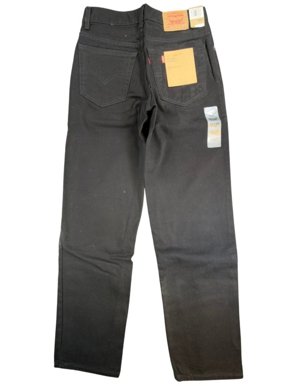Levi's 550 Jeans Student W29 L32 Black Cotton Relaxed Vintage Y2K Deadstock NWT
